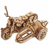 UA Juguetes – Motocicleta Voladora de Hagrid™ con Sidecar de UGEARS – maqueta mecánica