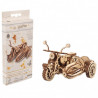 UA Juguetes – Motocicleta Voladora de Hagrid™ con Sidecar de UGEARS – maqueta mecánica