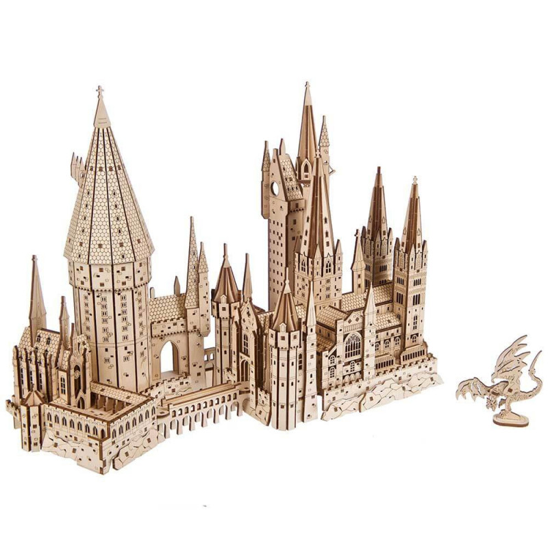 UA Juguetes – Castillo de Hogwarts™ de UGEARS – maqueta de madera para construir