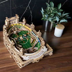 UA JUGUETES - Quidditch™ Flíper de UGEARS — maqueta mecánica para montar