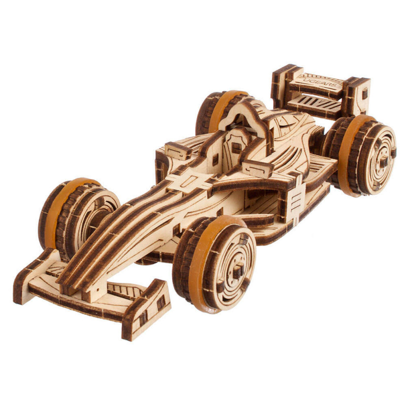 UA Juguetes – Compact de Carreras de UGEARS – maqueta mecánica para construir