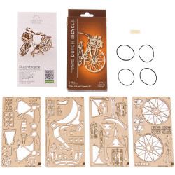 UA Juguetes – Bicicleta Holandesa de UGEARS – maqueta mecánica para construir