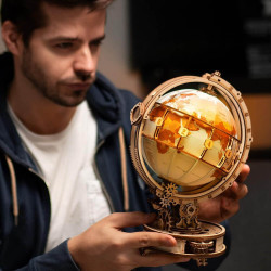 UA Juguetes – Globo del mundo luminoso – maqueta mecánica con la luz LED integrada
