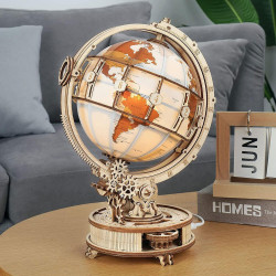 UA Juguetes – Globo del mundo luminoso – maqueta mecánica con la luz LED integrada