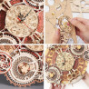 UA Juguetes – Zodiaco Reloj de pared – maqueta de madera para construir