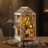 UA Juguetes – Casa Jardín – Escena en Miniatura de Madera para Sujetalibros