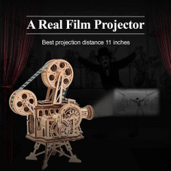 UA Juguetes – Proyector de películas Vitascopio – rompecabezas de madera en 3D LK601