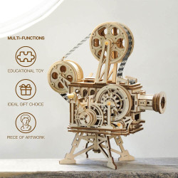 UA Juguetes – Proyector de películas Vitascopio – rompecabezas de madera en 3D LK601