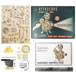 UA Juguetes – Proyector de películas Vitascopio – rompecabezas de madera en 3D LK601