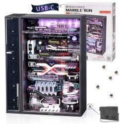 UA Juguetes Shop – ROKR The Future City Marble Run Mechanical 3D Puzzle MR02S