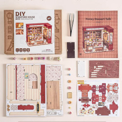 UA Juguetes – Honey Dessert Talk – Rolife Casa de Muñecas para Construir  DG168