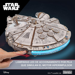Millennium Falcon™ Ugears | Maqueta 3D de madera Star Wars™
