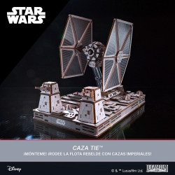 UA Juguetes Shop – UGEARS TIE Fighter™ – iconic spaceship from the Star Wars™ saga | 3D Puzzle