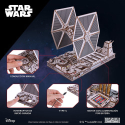 UA Juguetes Shop – UGEARS TIE Fighter™ – iconic spaceship from the Star Wars™ saga | 3D Puzzle