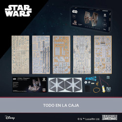 UA Juguetes Shop – UGEARS TIE Fighter™ – iconic spaceship from the Star Wars™ saga | 3D Puzzle