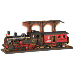 UA Juguetes Shop – Steam Journey – Mechanical Wooden Train Model by Robotime Rolife