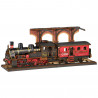 UA Juguetes Shop – Steam Journey – Mechanical Wooden Train Model by Robotime Rolife