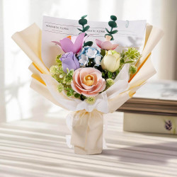 UA Juguetes Shop – ROKR Spring Time Bouquet | 3D Flower Puzzle DIY Gift