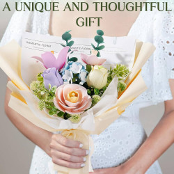 UA Juguetes Shop – ROKR Spring Time Bouquet | 3D Flower Puzzle DIY Gift