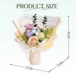 UA Juguetes Shop – ROKR Spring Time Bouquet | 3D Flower Puzzle DIY Gift