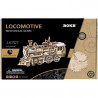 UA Juguetes Shop – Locomotive LK701 Mechanical Wooden Model  – 3D Wooden Puzzle ROKR ROBOTIME