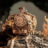 UA Juguetes Shop – Locomotive LK701 Mechanical Wooden Model  – 3D Wooden Puzzle ROKR ROBOTIME