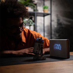 UA Juguetes Shop – Ugears R2-D2 Wooden 3D Model – Mechanical Droid with LED Projector