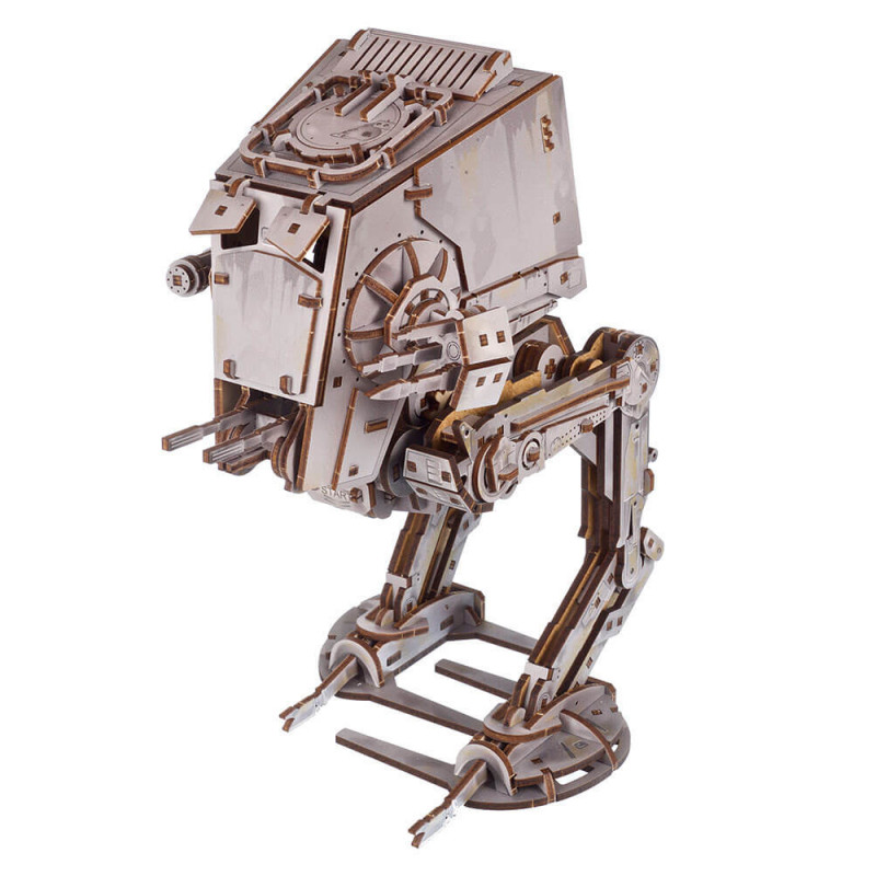UA Juguetes Shop – Ugears AT-ST Walker – Mechanical Star Wars™ Wooden Model | 3D Puzzle