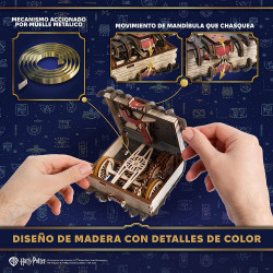 UA Juguetes – Libro Monstruoso de los Monstruos Ugears | Puzzle 3D Madera Harry Potter