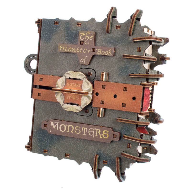 UA Juguetes Shop – UGEARS The Monster Book of Monsters – Harry Potter™ 3D Wooden Mechanical Puzzle