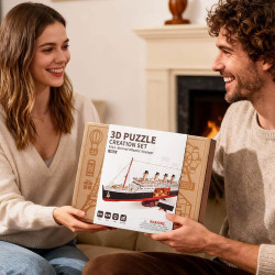 UA Juguetes – Rolife Eterno Viajero del Atlántico 1912 – Maqueta de Barco de Madera DIY