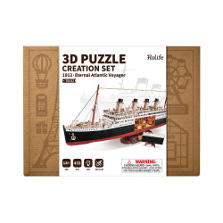 UA Juguetes Shop – 1912 Eternal Atlantic Voyager Wooden Ship Model | 3D Puzzle DIY Kit