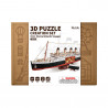 UA Juguetes Shop – 1912 Eternal Atlantic Voyager Wooden Ship Model | 3D Puzzle DIY Kit
