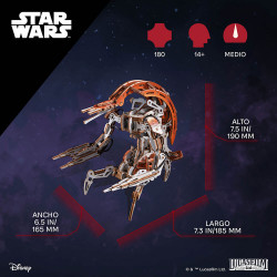 Droideka 3D Star Wars | Kit Mecánico de UGEARS para Montar | UA Juguetes