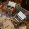 UA Juguetes Shop – ROKR Mechanical Typewriter LK703B | Functional 3D Wooden Puzzle