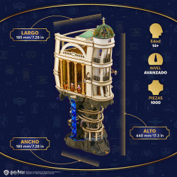 Carrera de Canicas del Banco Mágico Gringotts™ | UGEARS | UA Juguetes