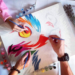 UA JUGUETES – El loro– pintura por números