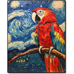 UA JUGUETES – El loro– pintura por números