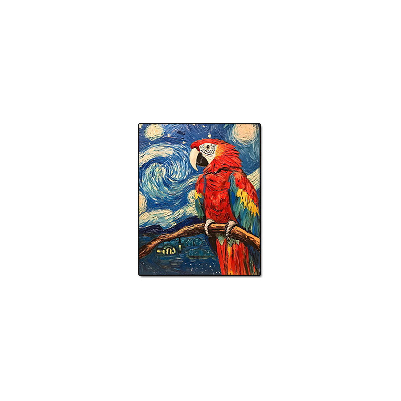UA JUGUETES – El loro– pintura por números