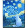 UA JUGUETES – El gato blanco – pintura por números