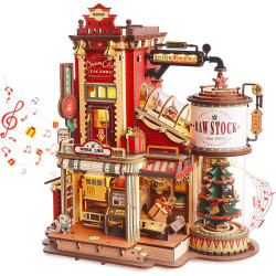 UA Juguetes Shop – ROKR Dream Gift Factory EAB01 | 3D Wooden Music Box