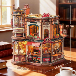 UA Juguetes – ROKR Dream Coffee Factory EAB02 | Maqueta 3D de Madera