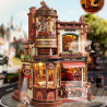 UA Juguetes Shop – ROKR Dream Coffee Factory EAB02 | 3D Wooden Model
