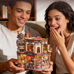 UA Juguetes – ROKR Dream Coffee Factory EAB02 | Maqueta 3D de Madera
