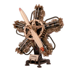Motor de avión R-5 UGEARS | Maqueta mecánica 3D