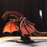 Dragón Tormenta de Fuego UGEARS | Puzzle 3D Mecánico