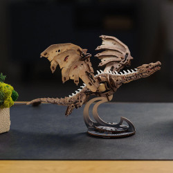 UA Juguetes – UGEARS Dragón Ironbelly Ucraniano 3D | Harry Potter™
