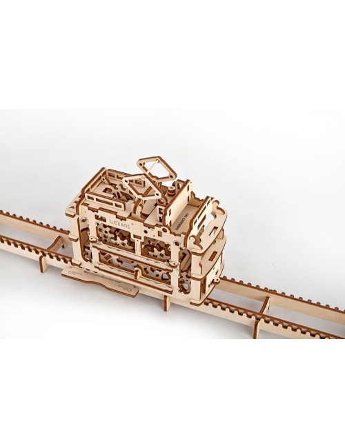 Model Tram with rails