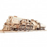 Locomotora de vapor V-Express (V-Express Steam Train with Tender)
