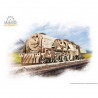 Locomotora de vapor V-Express (V-Express Steam Train with Tender)